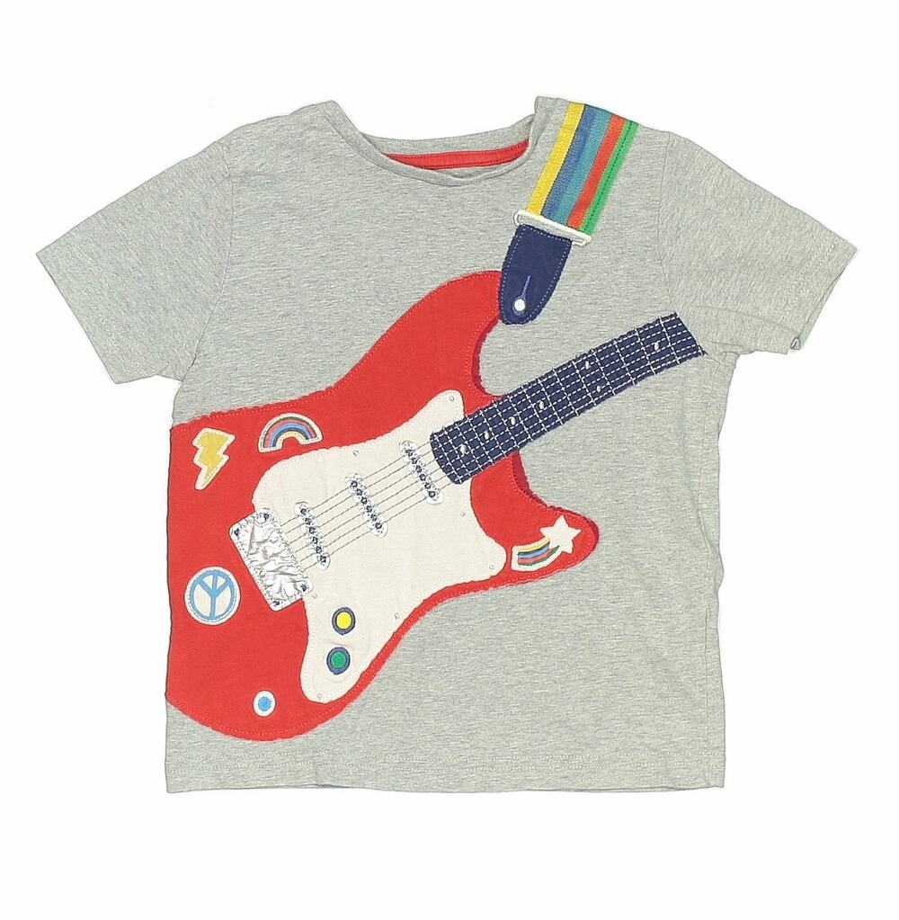 Mini Boden Guitar Appliqué Tee Size 4-5